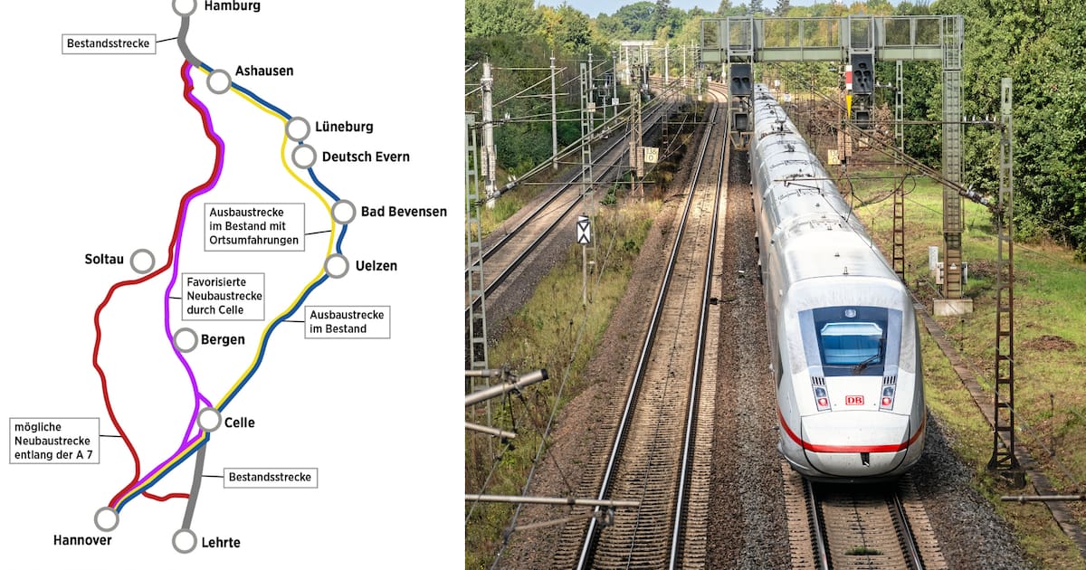 Hamburg-Hanover: Bundestag votes by majority for new rail line and ...