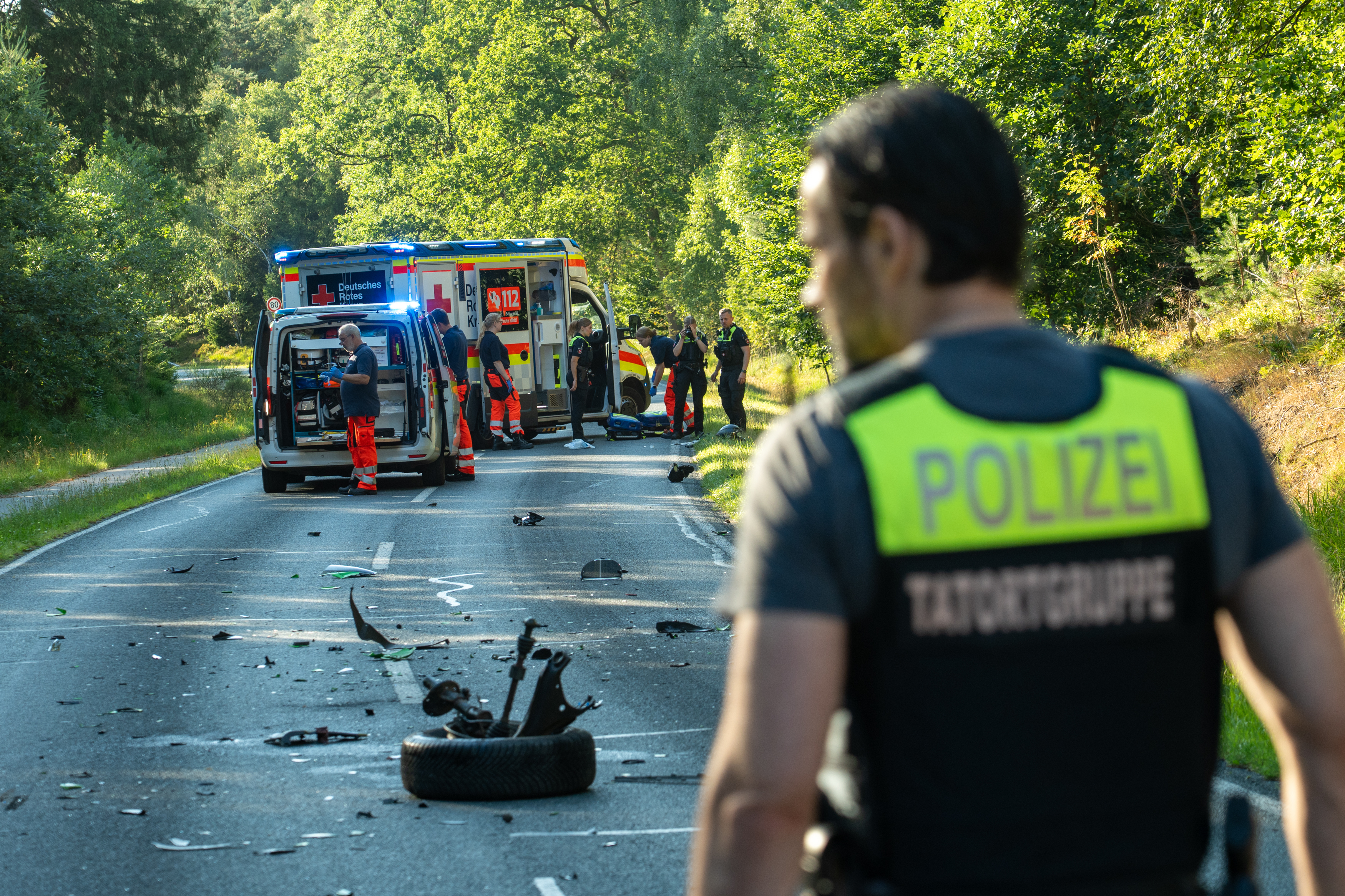 22-jähriger Motorradfahrer stirbt bei Frontalzusammenstoß nahe Sprötze